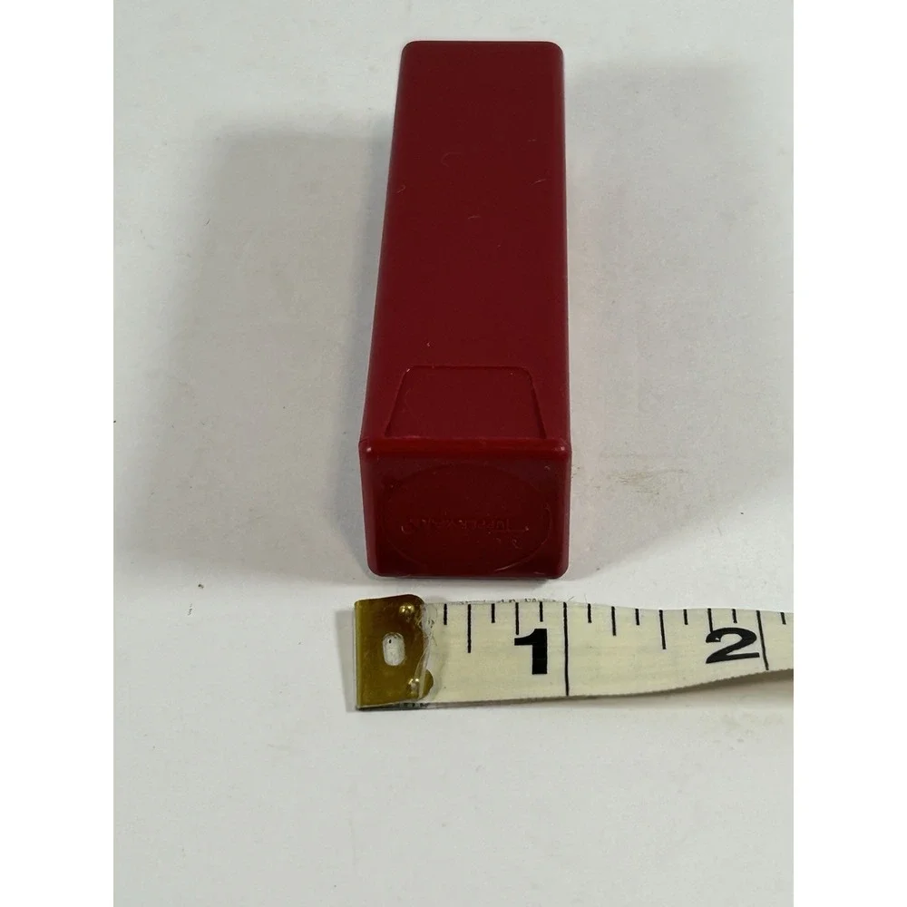 Vintage Tupperware Handy Keeper  1506 Red FlipTop Pocket Sz Toothpicks Gum Pills